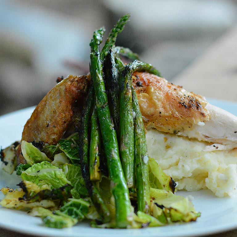 Garlic Butter Chicken Rotisserie