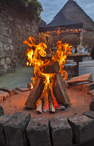 Private party in Cupar, Embered Fire Kitchen